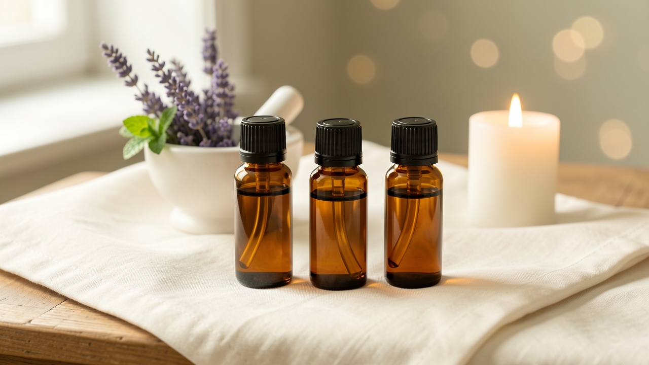 Personalised essential oil blends prepared at the Arabian Ranches studio