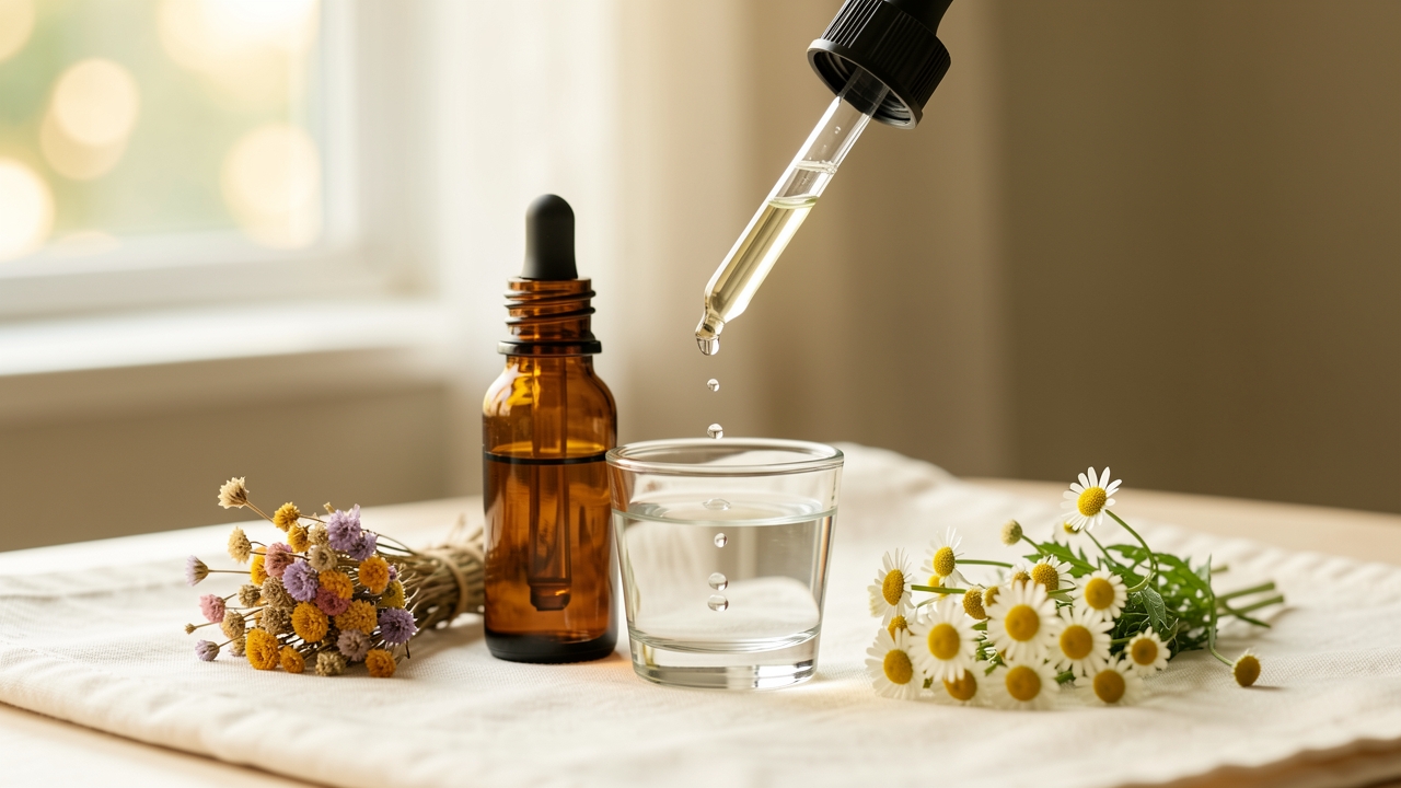 Dropping a personalised Bach Flower formula at the Arabian Ranches studio